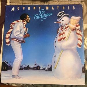 Johnny Mathis Christmas vinyl record